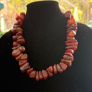 Elegant Red Stone Necklace